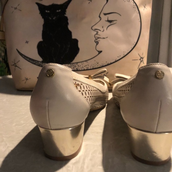 Vintage Style Open Toe Heels CLOSET CLEAR OUT - Picture 3 of 6